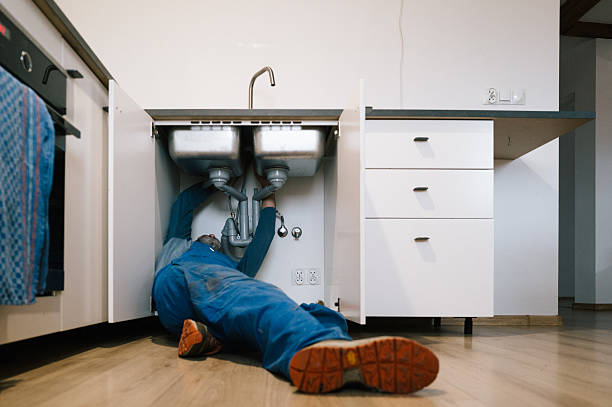 Professional Drain Cleaning technician working in Grove City, PA